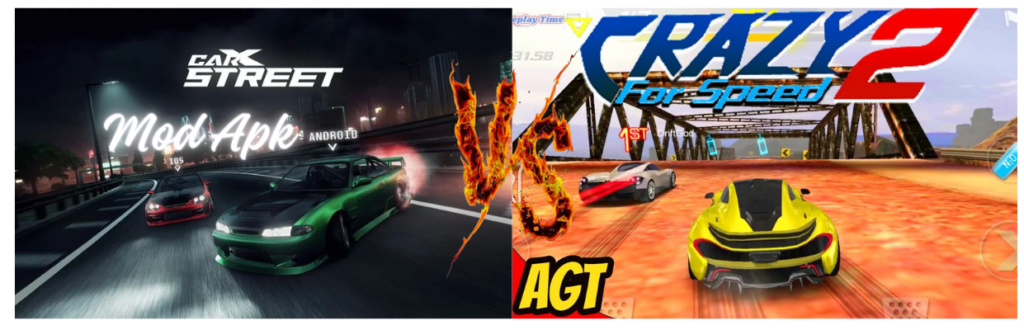 CarX Street vs Crazy for Speed2