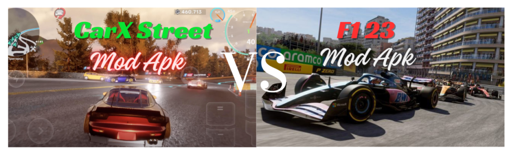 CarX Street vs F1 23