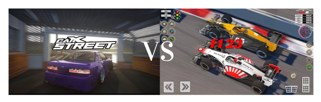 CarX Street vs F1 23