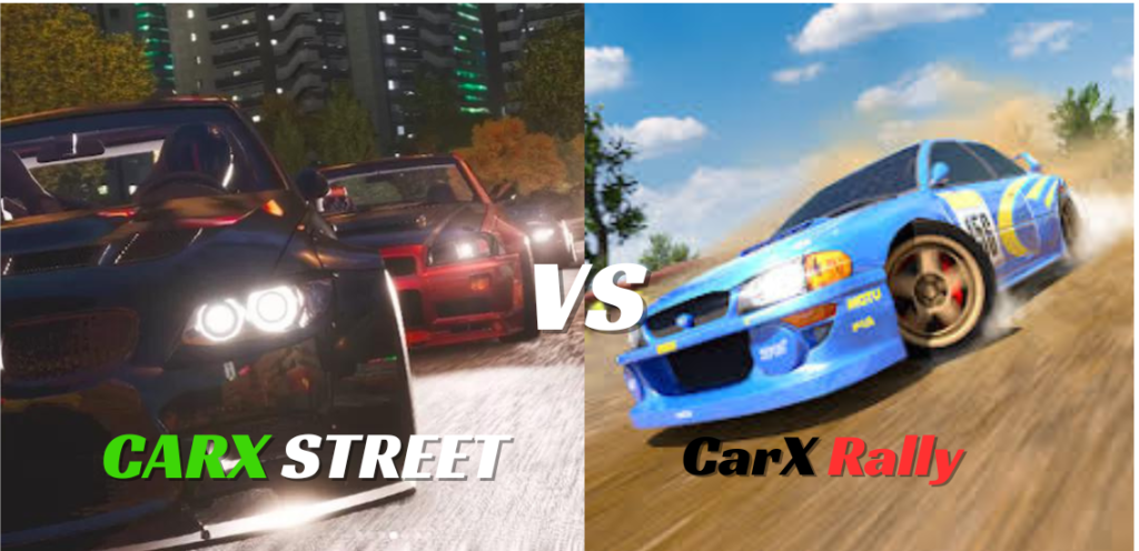 CarX Street vs CarX Rally