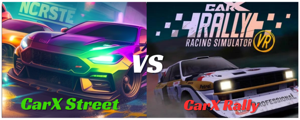 CarX Street vs CarX Rally