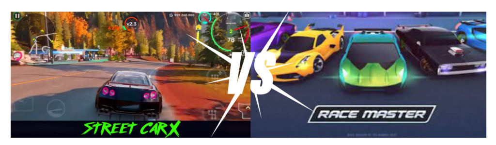 CarX Street vs Race Master