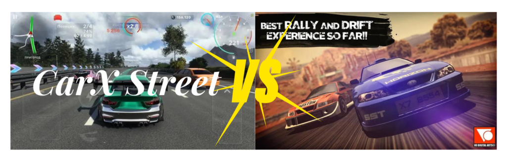 CarX Street vs Rally Racer Dirt