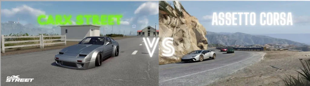 CarX Street vs Assetto Corsa