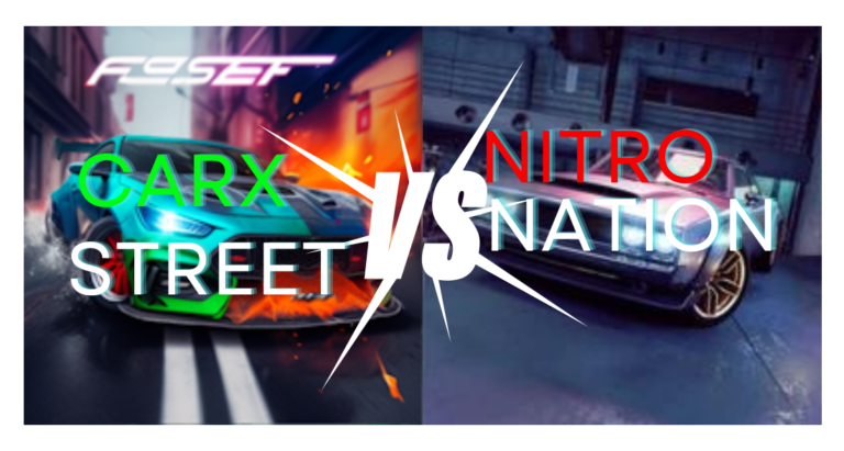 CarX Street vs Nitro Nation both Games Complete Comparison