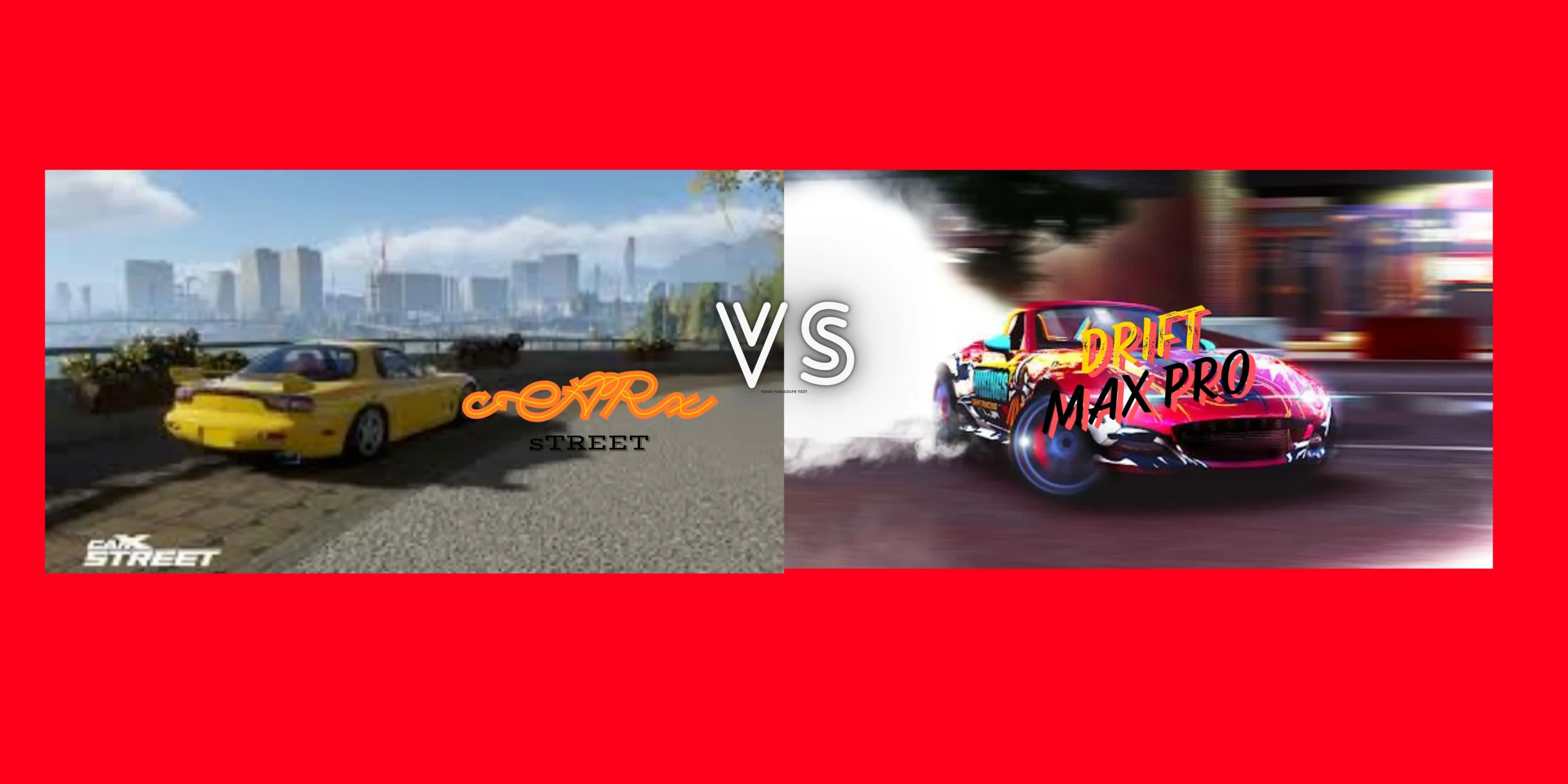 CarX Street vs Drift Max Pro