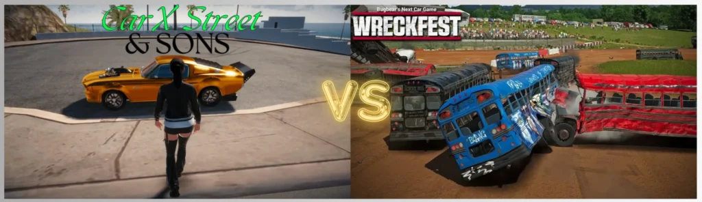 CarX Street vs Wreck Fest